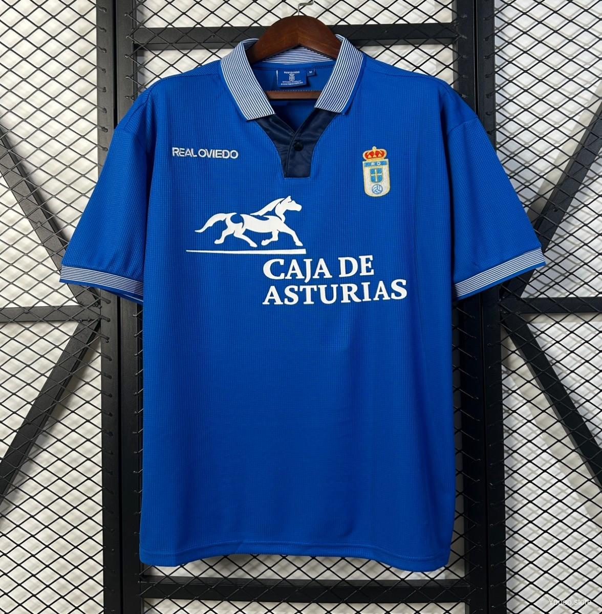 Camiseta de fútbol Real Oviedo 1996/97 LOCAL MANGA CORTA VERSION FAN